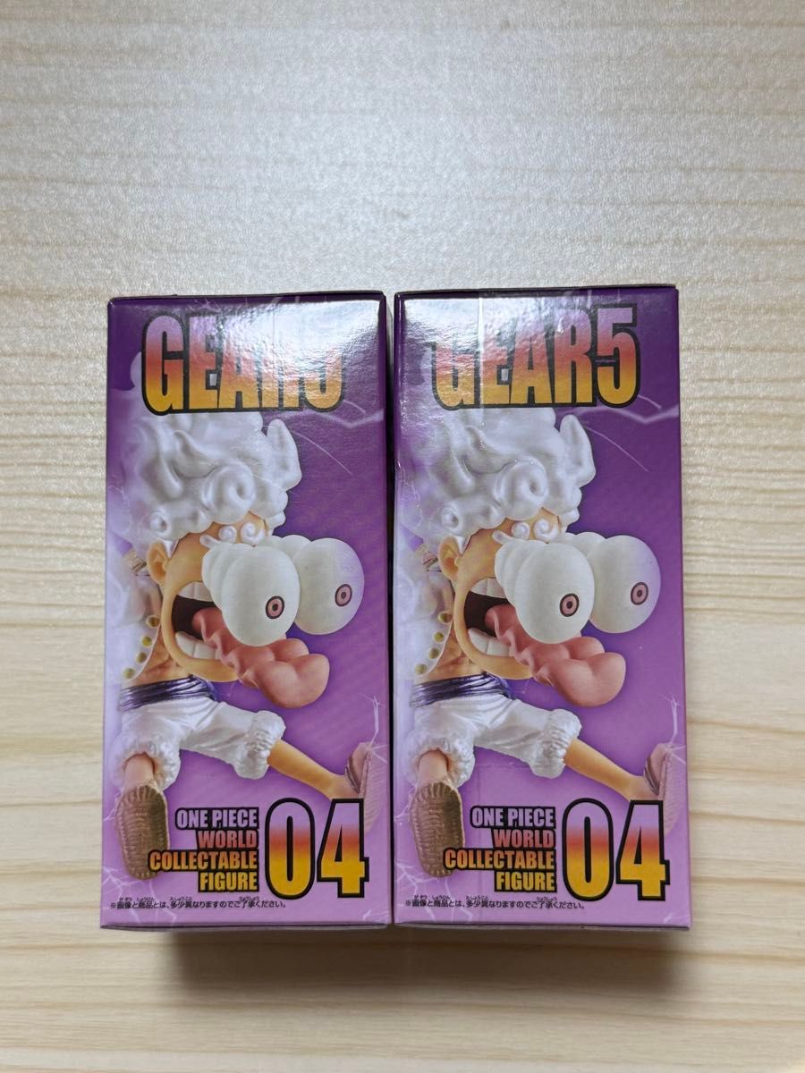 ワンピース ワーコレルフィ ギア5 ニカSPECIAL-メタリックカラー4個