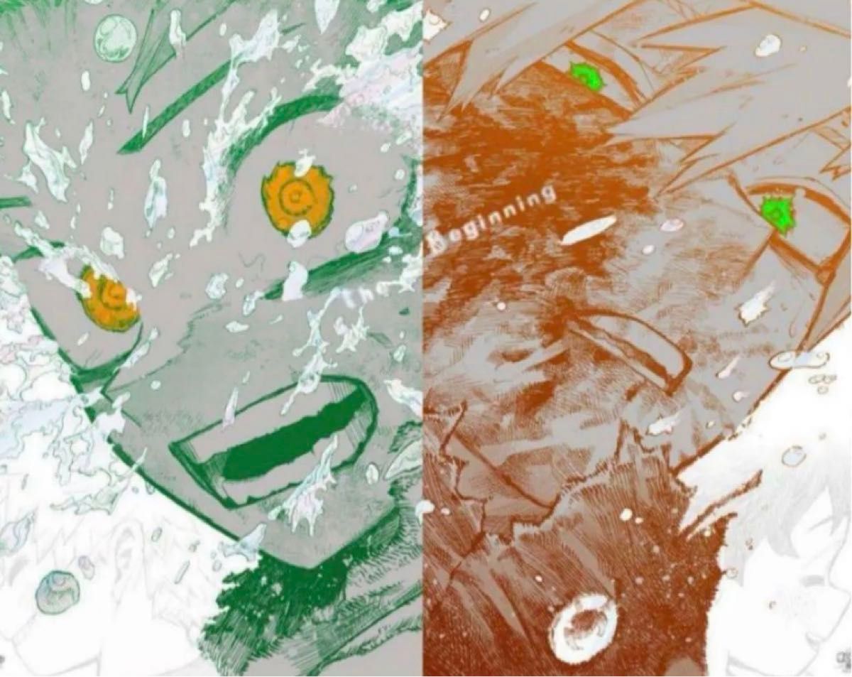 僕のヒーローアカデミア 原画展 A2アートポスター2枚セット 【The