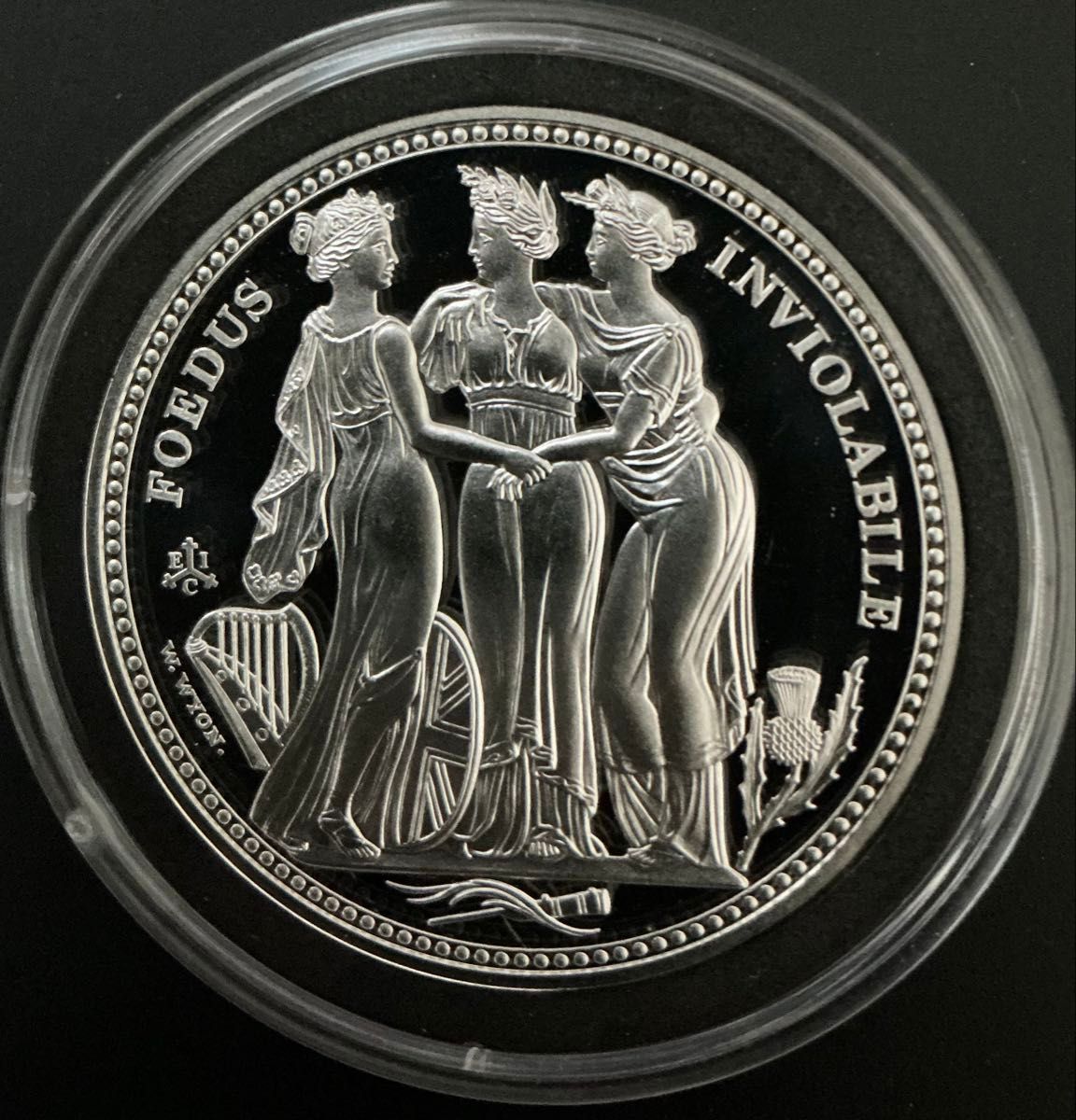 限定1817枚】2021年 セントヘレナ スリーグレイセス 5ポンド 1オンス