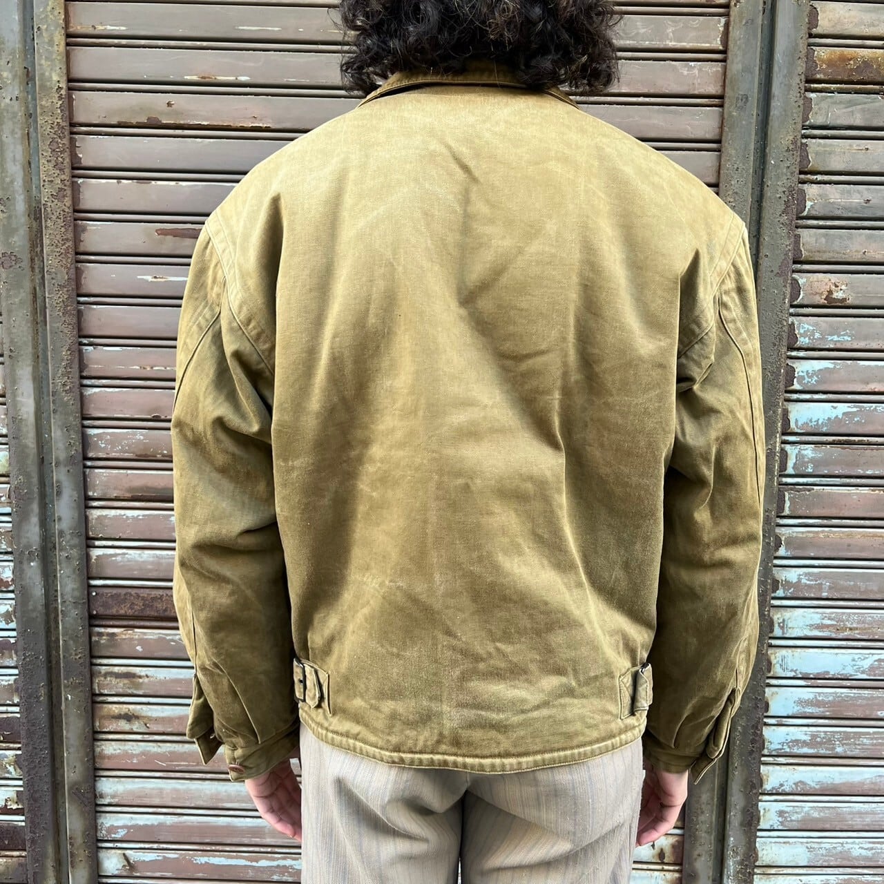 極上 80s GIORGIO ARMANI ジョルジオアルマーニ ヴィンテージ ボンバー