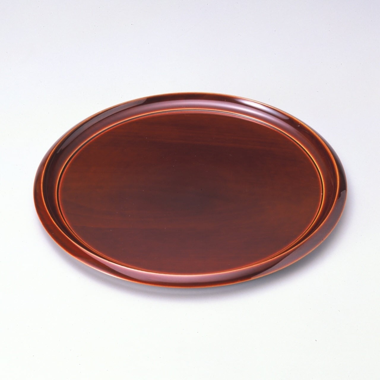 飛騨春慶塗 手塗漆）丸盆10.0 - 4102 - | 飛騨高山匠工房 あんき屋