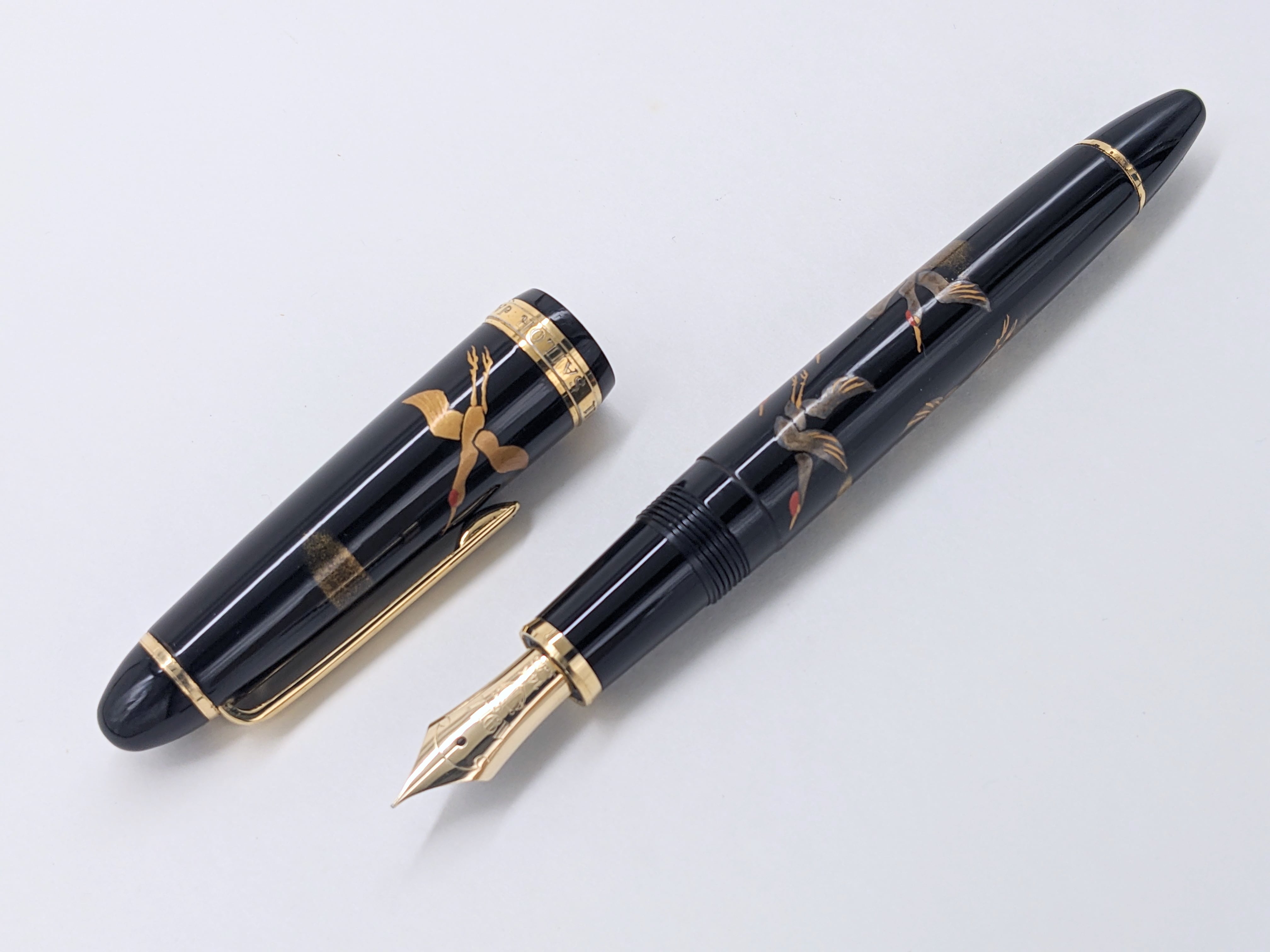 00s セーラー万年筆 蒔絵 鶴 旧 SAILOR （細字） 14K 03046 | 川口明弘