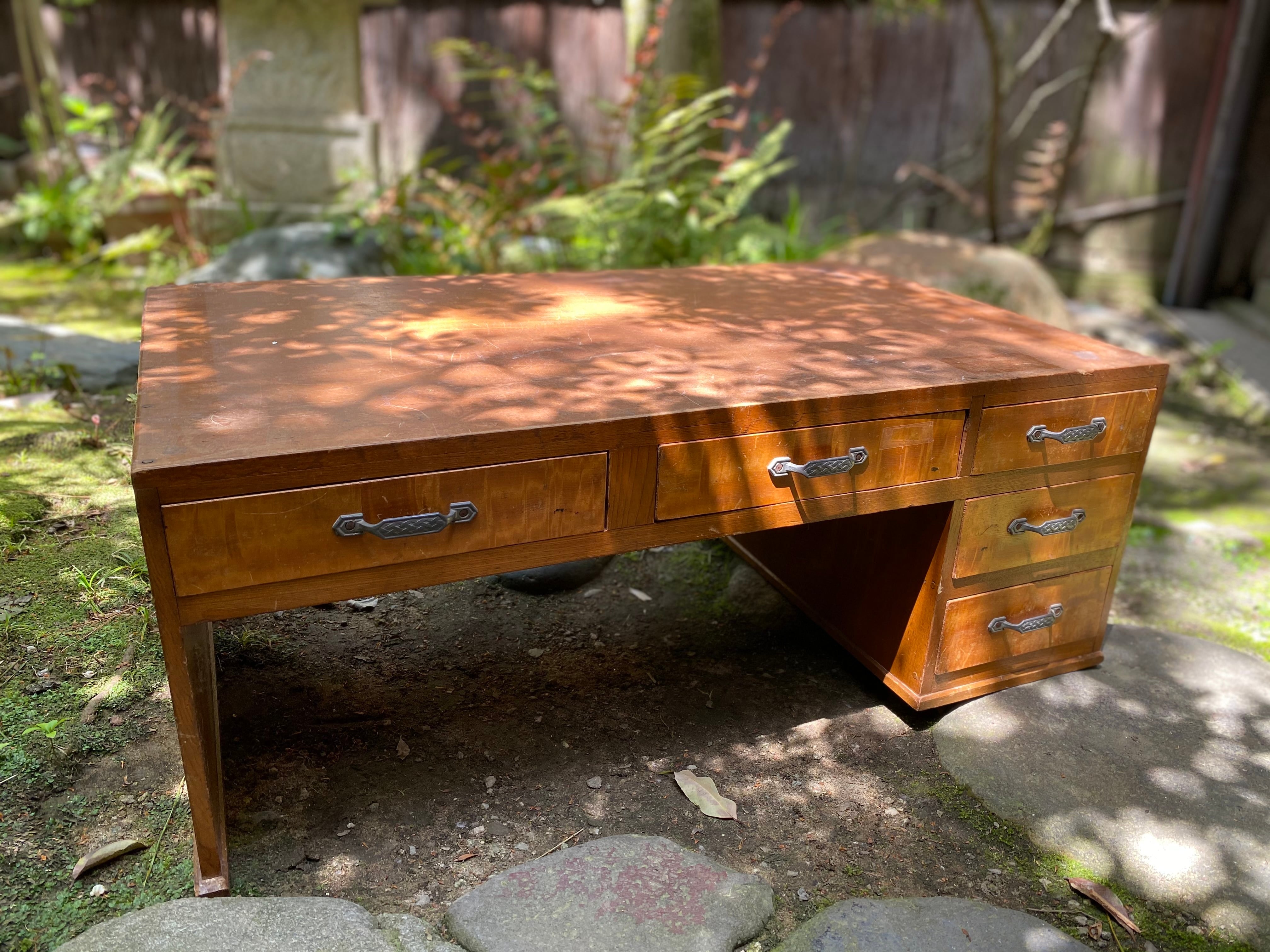 昭和初期 アンティーク学習机 | 滝本茣蓙店