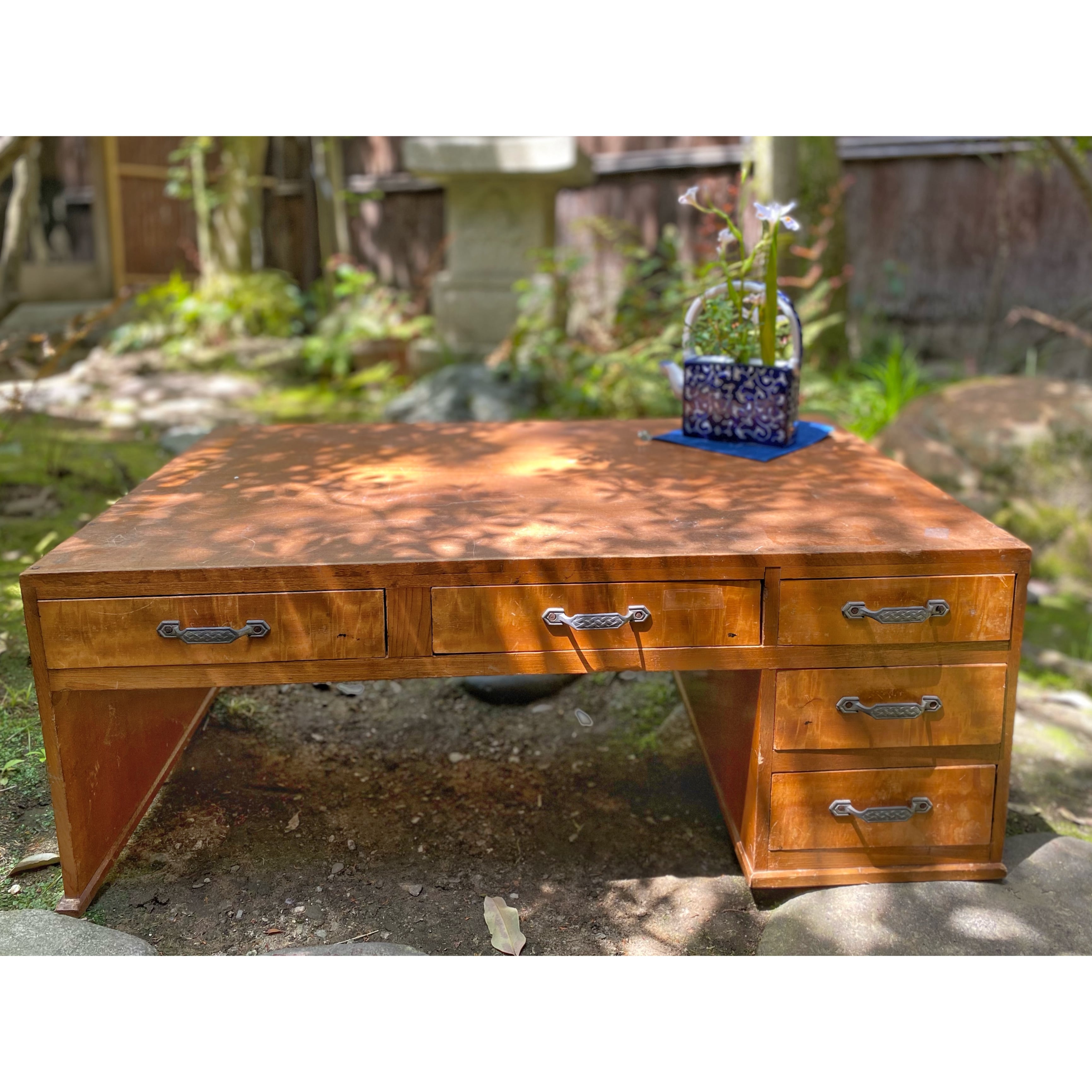 昭和初期 アンティーク学習机 | 滝本茣蓙店