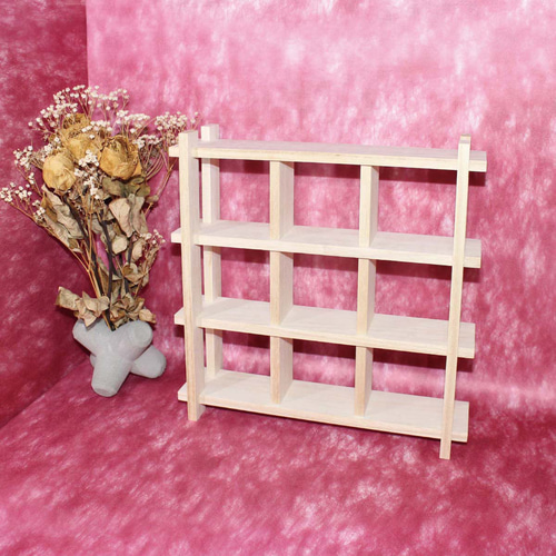 組立式・小型の格子棚キット（一マス7cm用） 棚・シェルフ・ラック