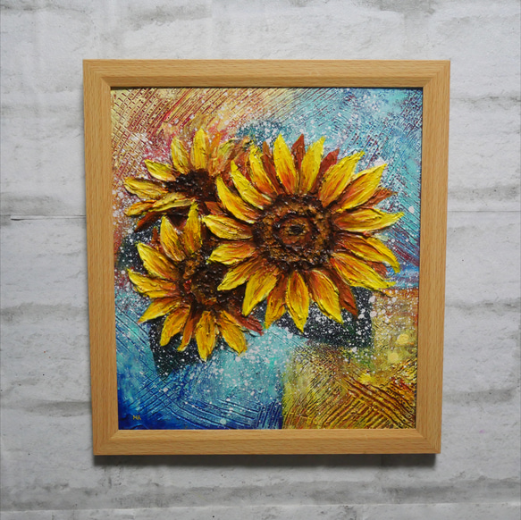 絵画｜油絵｜Sunflowers｜ひまわり｜Interior art