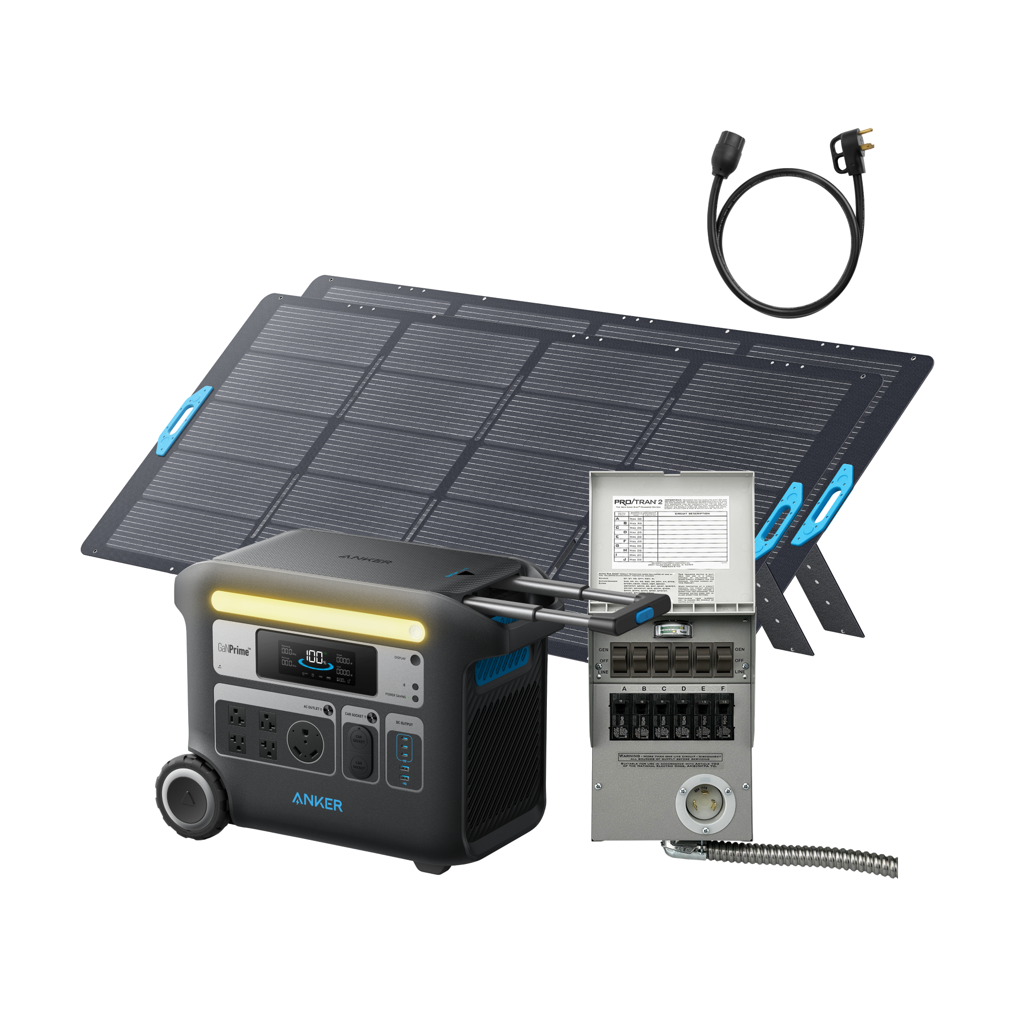 Anker 535 Solar Generator + 100W Solar Panel - Anker SOLIX US
