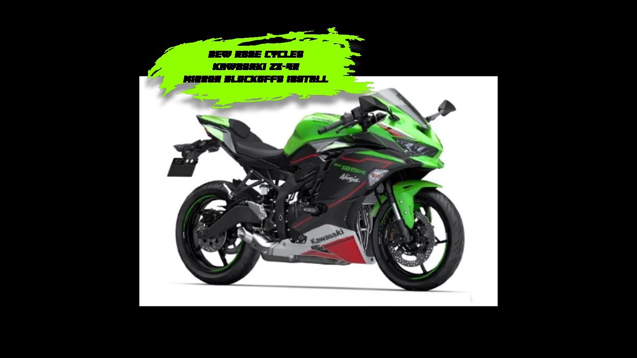 Kawasaki ZX-4R Mirror Block-Off Plates (2023–Present) | NRC Race