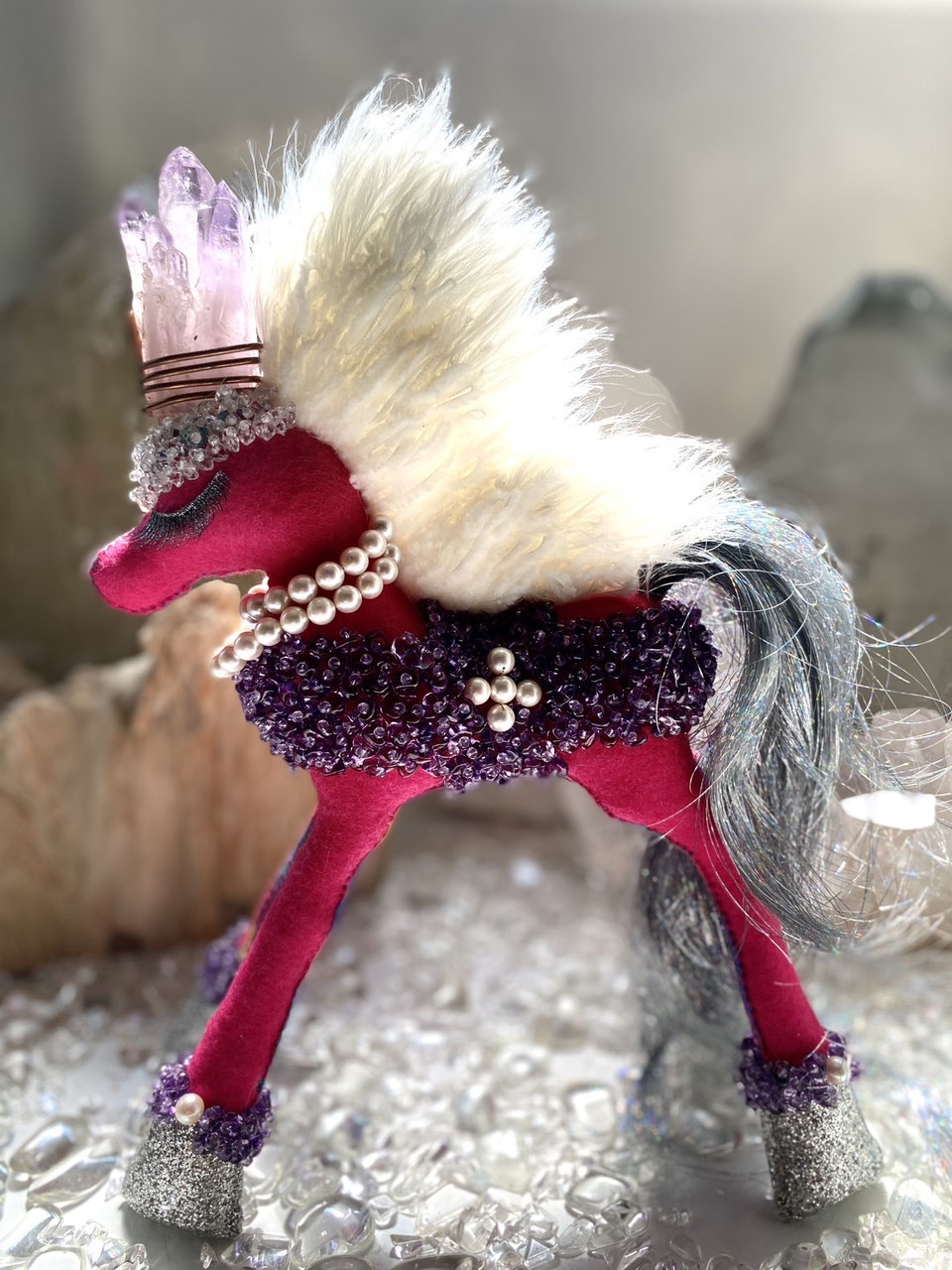 ステンドグラス Woodlands Unicorn ユニコーン グラスマスターズ