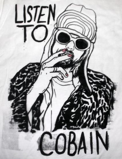 バンドTシャツ,通販 カート コバーン,Tシャツ,Kurt Cobain 公式 ロック