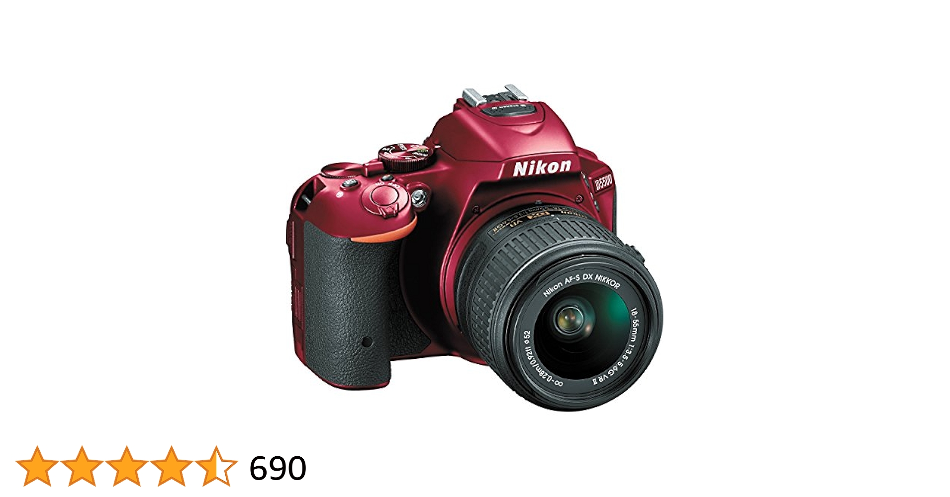 WiFi搭載機種♪Nikon D5500☆希少なワインレッド☆超高性能一眼