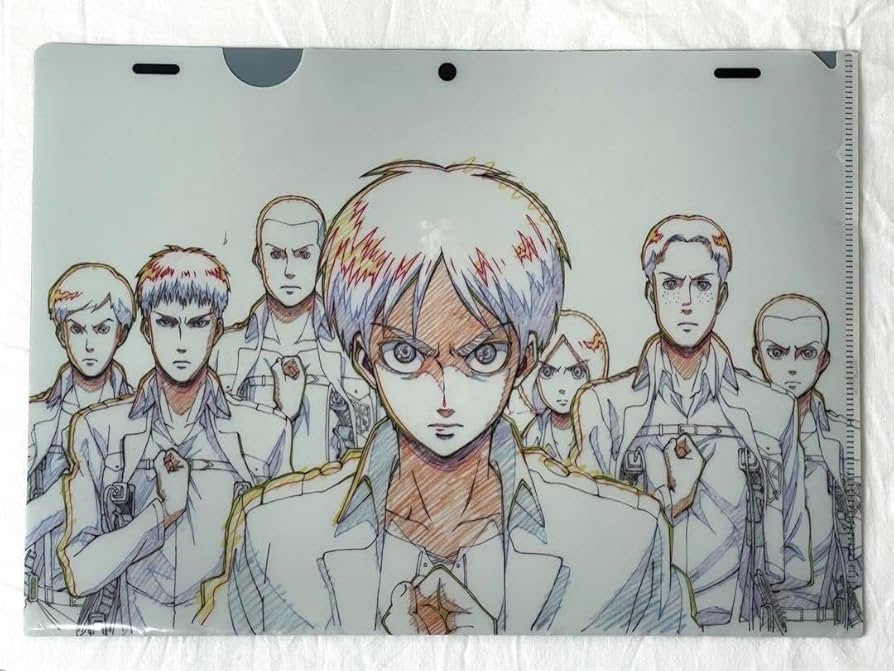 進撃の巨人 浅野恭司原画展 2017 クリアファイル ハンジ 中古 進撃の