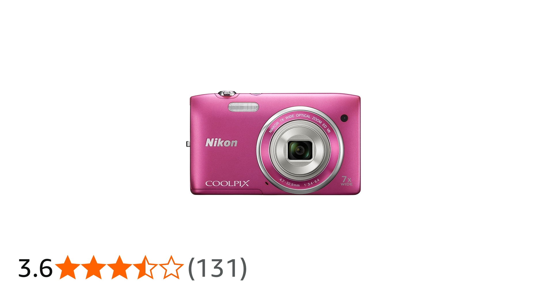 Nikon COOLPIX S3500 ピンク クールピクス デジタルカメラ Amazon.com