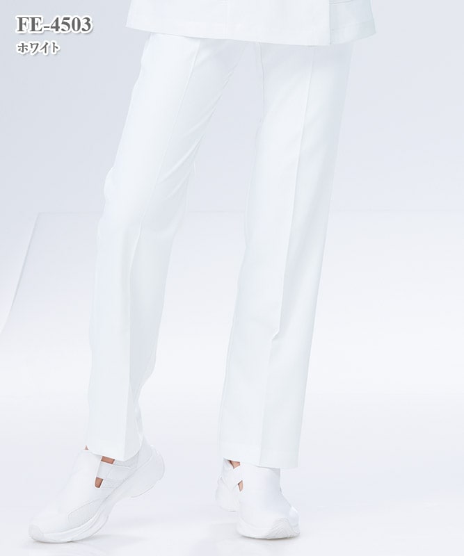 フェルネ女子パンツ（脇ゴム）[ナガイレーベン製品] FE-4503｜THS-白衣