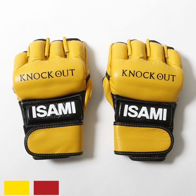 ISAMI 修斗 グローブ オープンフィンガーグローブ Sサイズ グローブ