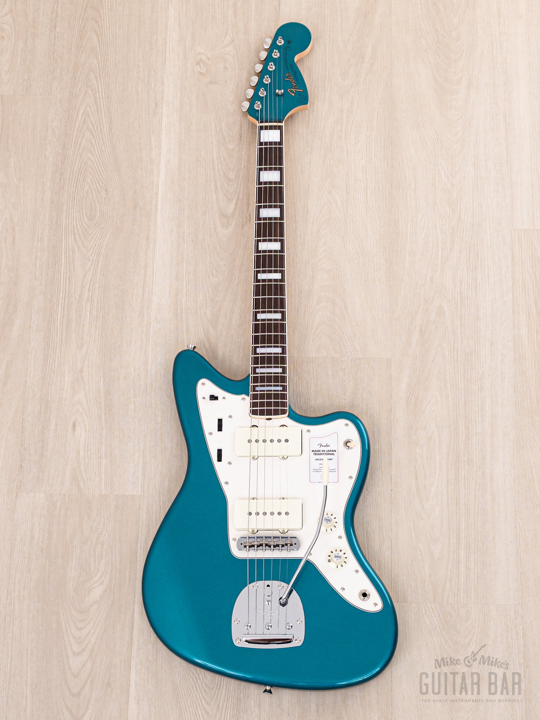 2025 Fender Traditional II Late '60s Jazzmaster Ocean Turquoise + Head