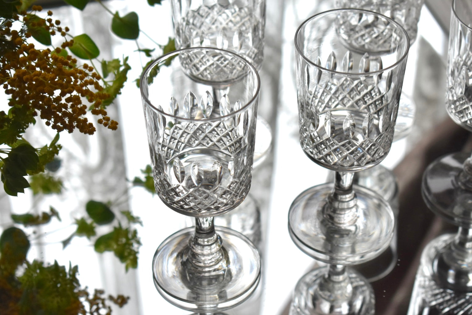 アンティークバカラ 1900年頃「Conique」モノグラム 希少品