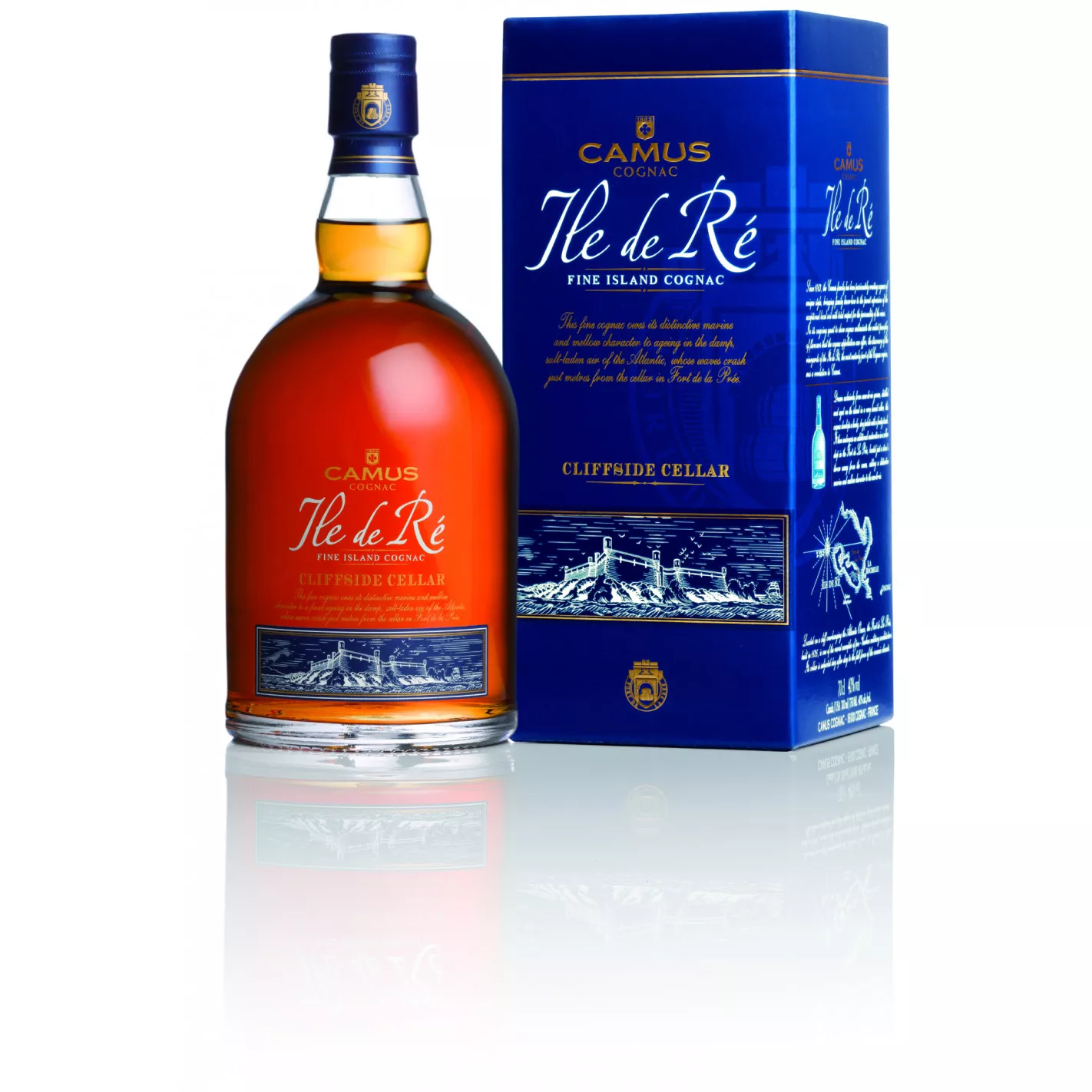 Camus XO Ile-de-Ré Cliffside Cellar Cognac 70cl - Cognac-Expert.com