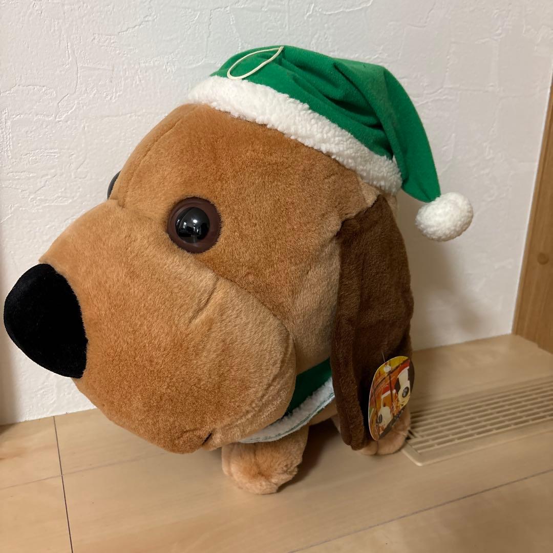 犬のぬいぐるみ　３体セット　PEANUTSCLUB クリスマス　コスチューム