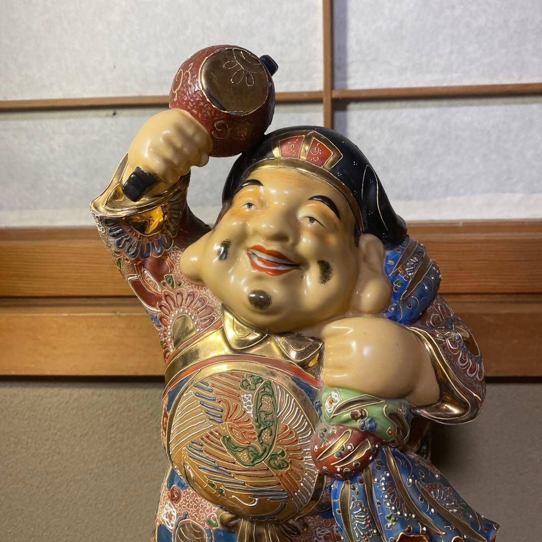 古九谷焼　大黒天置物 古九谷 大黒天 置物 古九谷 大黒天 置物 Yahoo!オークション -「大黒天
