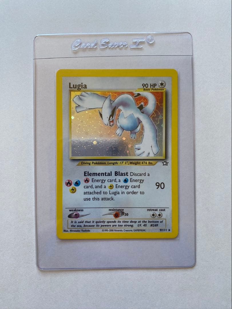 Lugia ルギア　ポケモンカード　9/111 英語版 Lugia ルギア ポケモンカード 9/111 英語版 状態B〕ルギア(1ED/英語版
