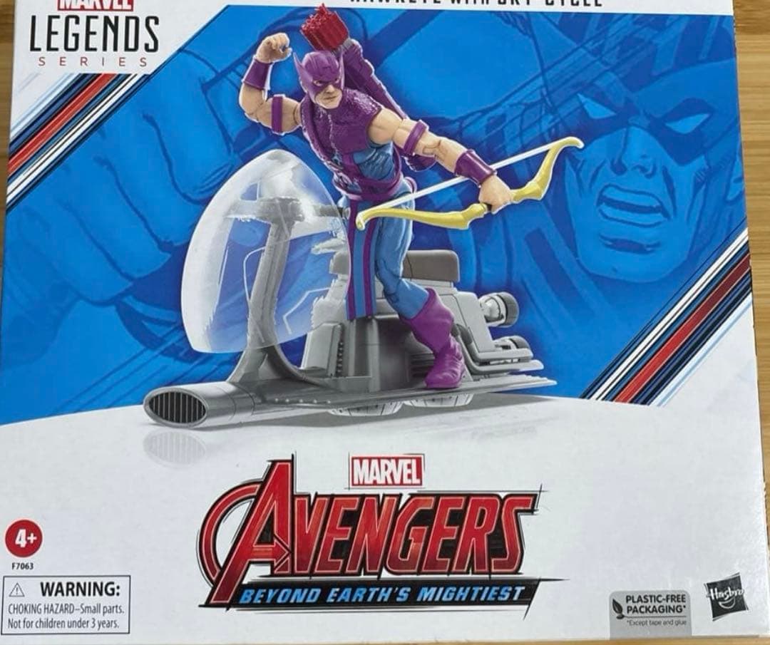 マーベルレジェンド ホークアイ スカイサイクル ハズブロ フィギュア アベンジャーズ60周年記念！ホークアイの可動フィギュアが登場！スカイ