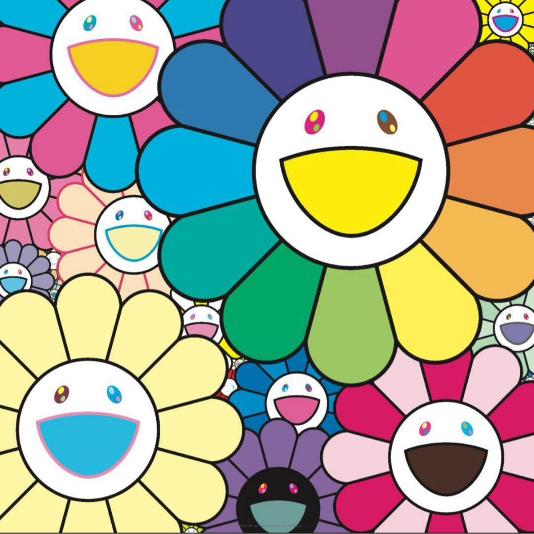 お花がいっぱい 村上隆 ポスター zingaro ed300 5月19日(月) 12時よりWebショップにて、村上隆直筆サイン入り