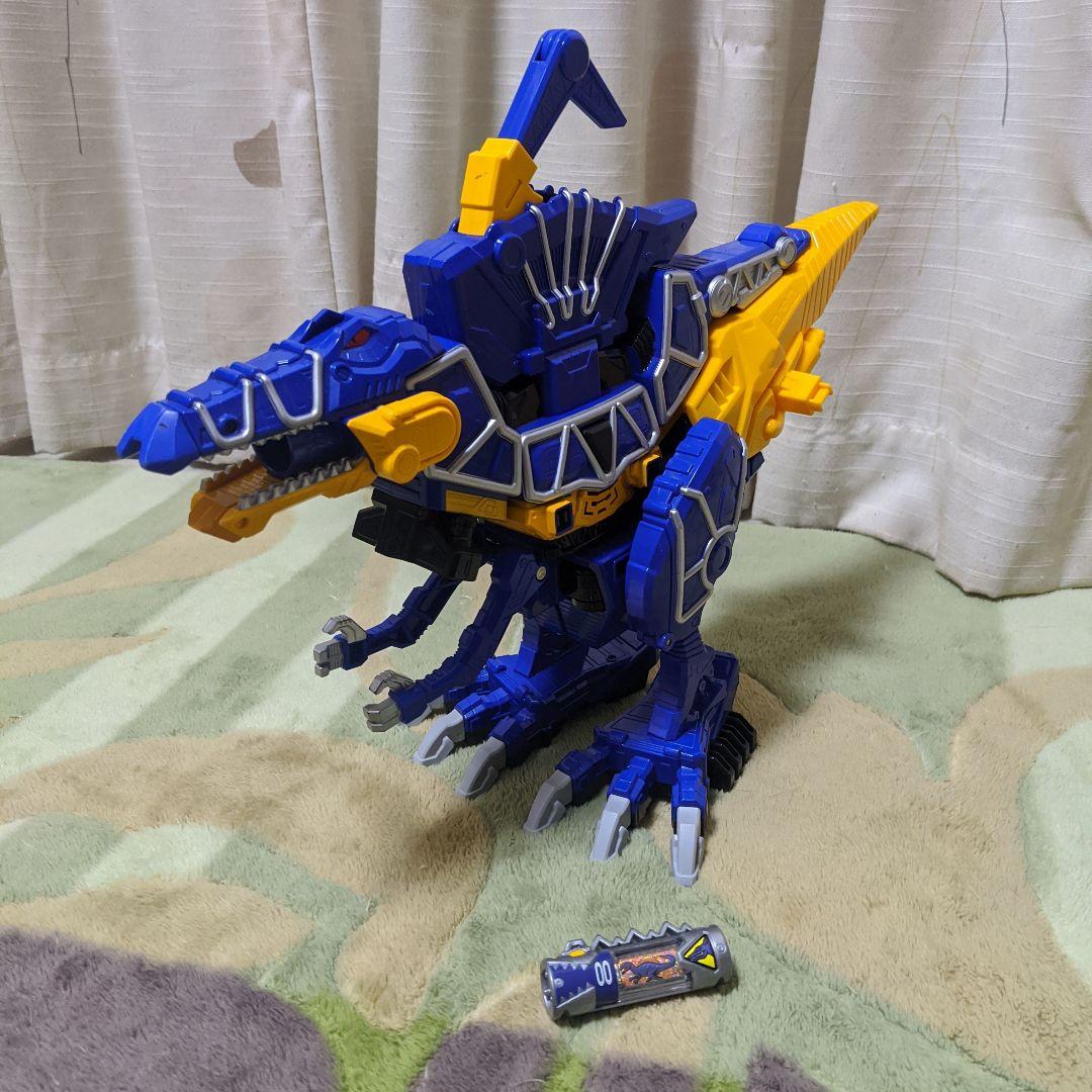 トバスピノ　獣電池　獣電戦隊　キョウリュウジャー　合体　ロボ　ロボット　獣電竜 放送10周年『獣電戦隊キョウリュウジャー』より、「DXトバスピノ」と