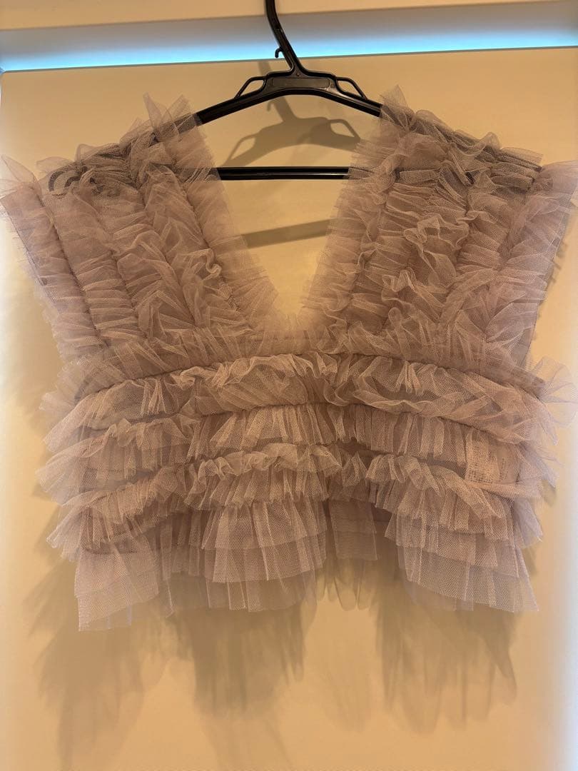 スーツ・フォーマル・ドレス andresd tulle vest all in one dress