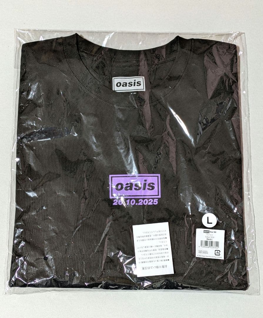 oasis live '25 Tシャツ Lサイズ ブラック TOKYO 1026 oasis live '25 Tシャツ Lサイズ ブラック TOKYO 1026 グッズ | Oasis