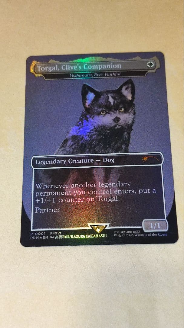 Torgal, Clive's Companion 永久忠義の義丸 foil Torgal, Clive's Companion / 永久忠義の義丸 Foil MTG FF トルガル