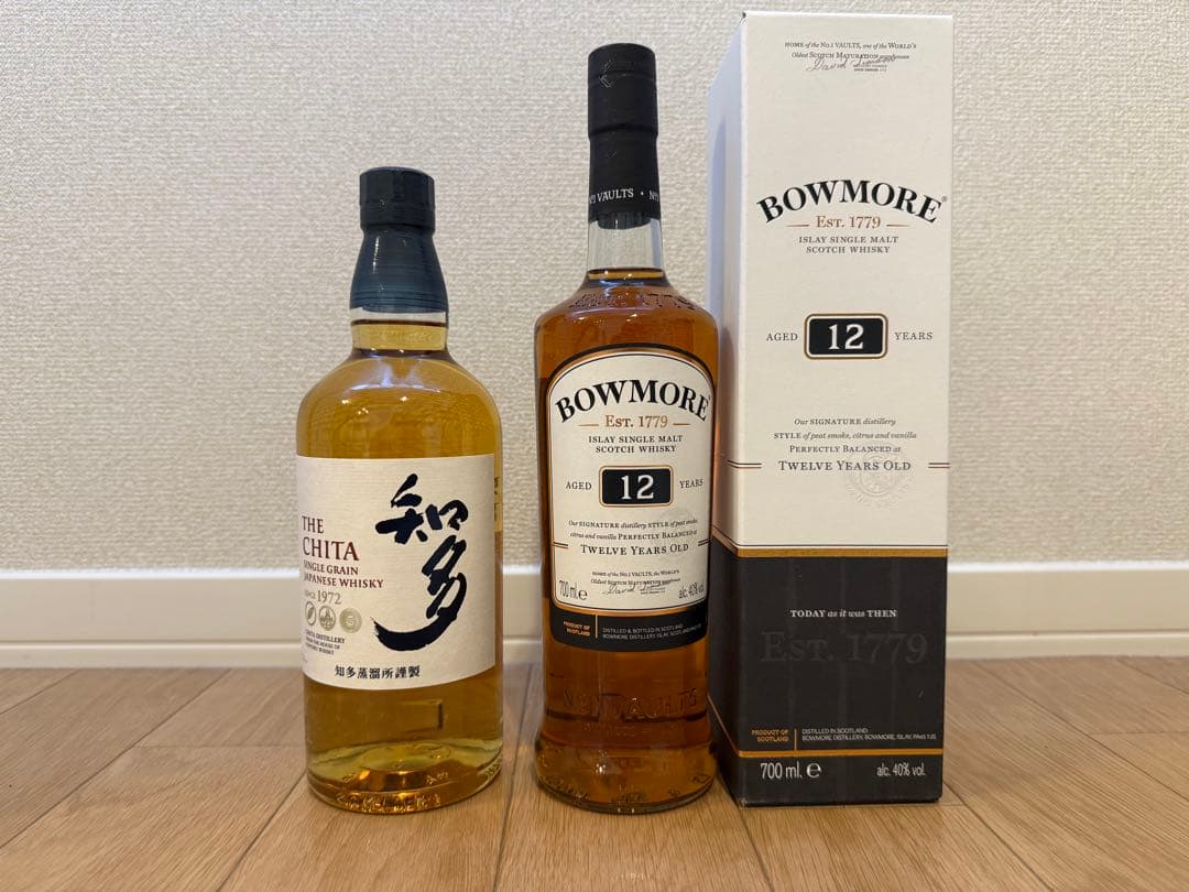 ボウモア 12年・知多 ウイスキー ２本セット ボウモア12年 700ml (2本) – AOYAMA GIFT SALON