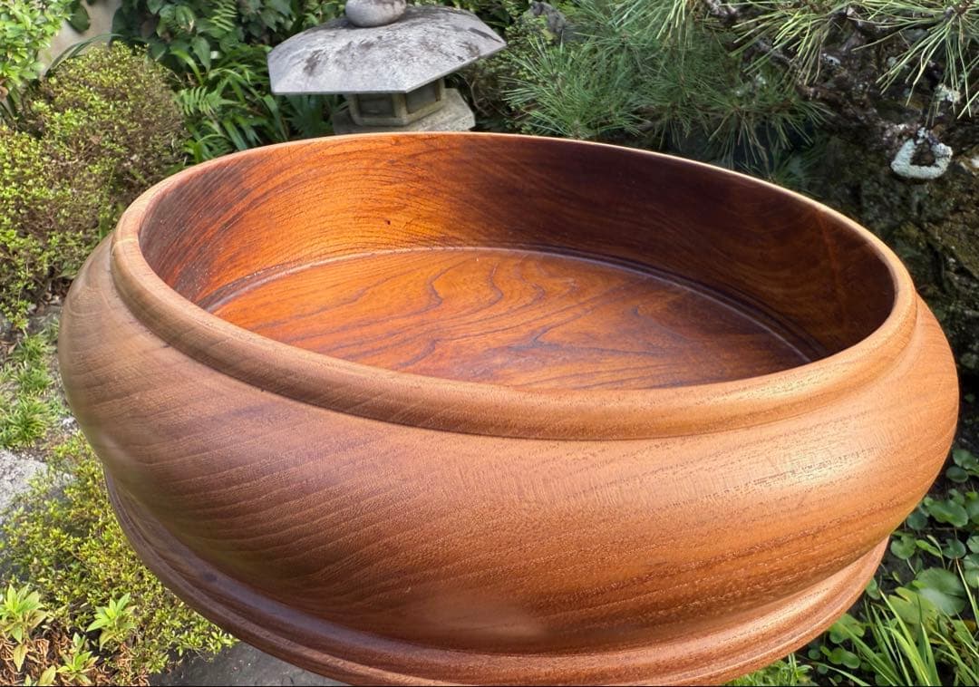 京都で見つけた素敵な漆器　円形木製ボウル