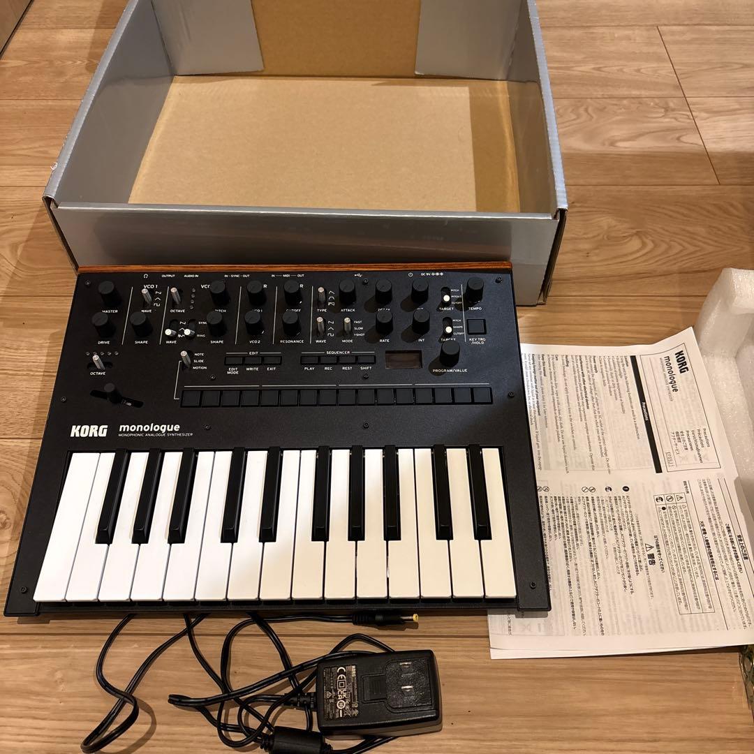 【美品】KORG monologue アナログシンセサイザー monologue - MONOPHONIC ANALOGUE SYNTHESIZER | KORG (Japan)