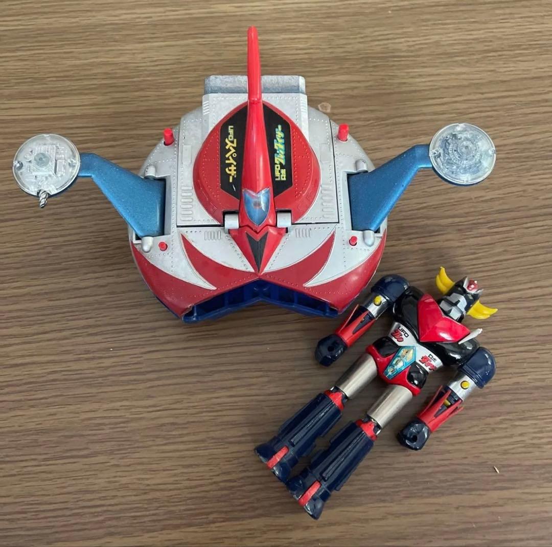 グレンダイザー 超合金 スペイザー グレンダイザー本体セット1976年物 8/11店頭発売「超合金魂 GX-76X グレンダイザー D.C.対応 スペイザー