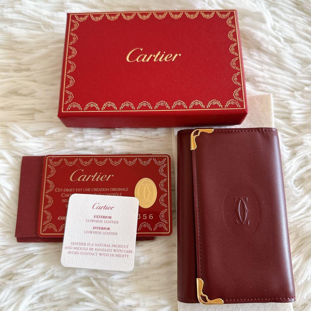 未使用 カルティエ マストライン レザー 6連キーケース 楽天市場】カルティエ マストライン キーケース 6連 ブラック レザー